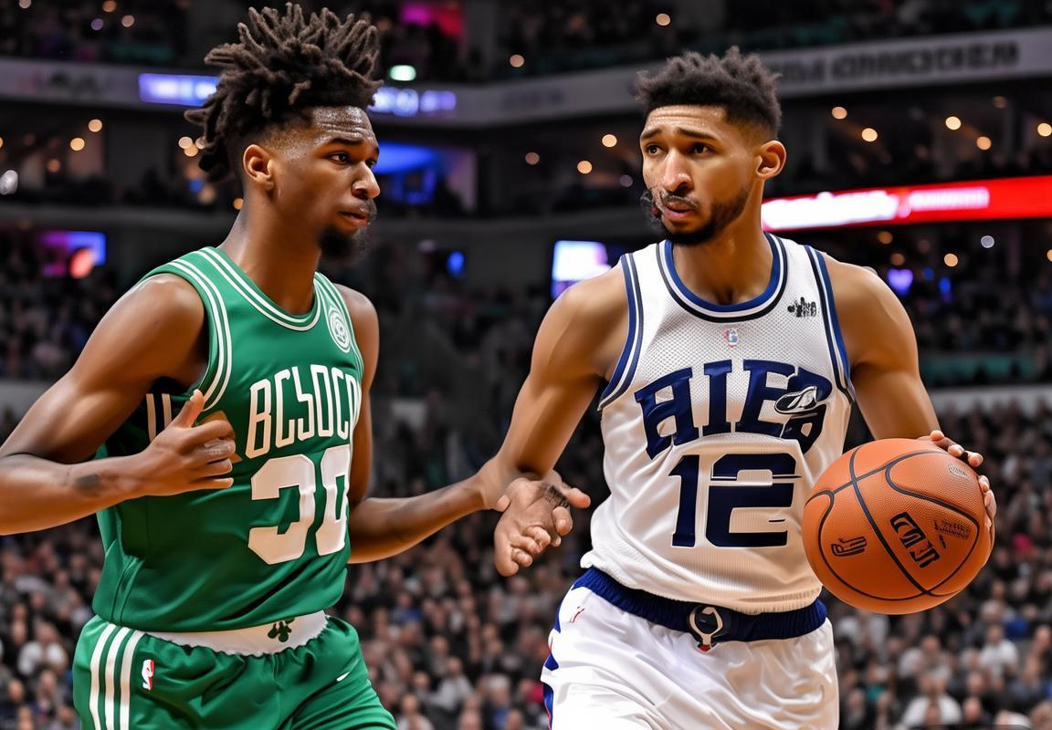 北岸花园球场焦点对决：凯尔特人vs活塞，杰伦·布朗与凯德·康宁汉姆的领袖较量
